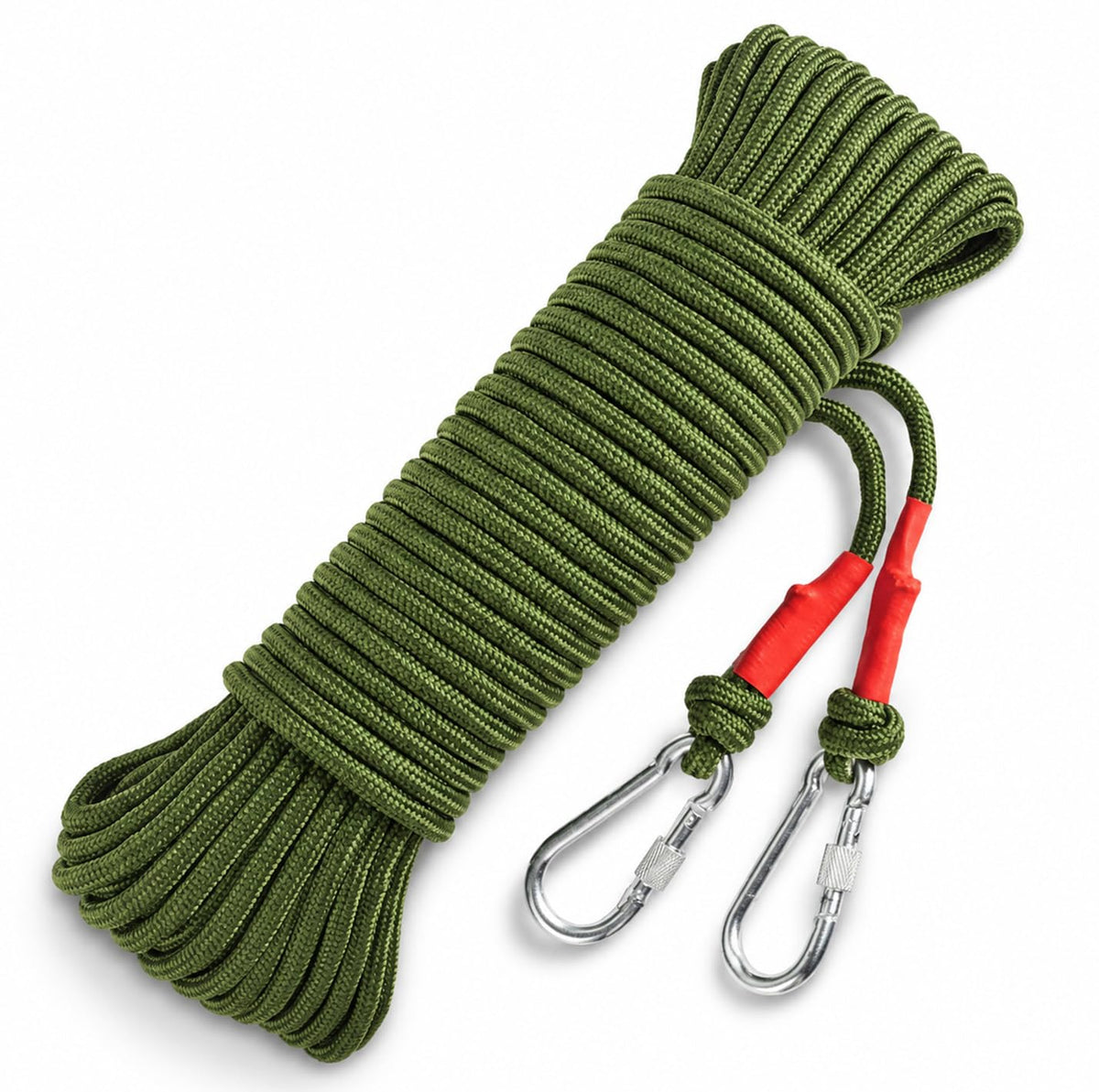 PANCA 10m Clothes Drying Rope with Hooks, Heavy Duty Clothesline Wire for Indoor & Outdoor Laundry Drying, Strong Adjustable Cloth Dryer Line for Balcony, Terrace, Travel & Home Use
