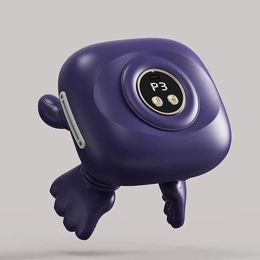 PANCA Heated Neck &amp; Back Massager with 4D Kneading, Wireless Rechargeable Deep Tissue Electric Massage Gun for Shoulder, Cervical, Back, Leg &amp; Foot Pain Relief, Portable Body Massager (Purple)