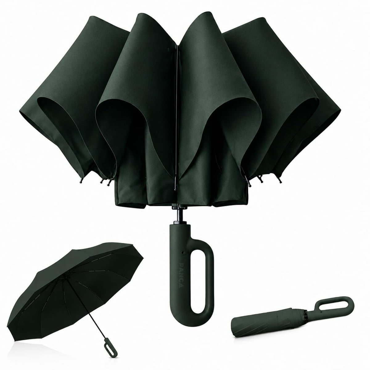 PANCA Umbrella for Rain Big Size - Windproof UV Protection Compact Folding Umbrella for Men, Women, Girls &amp; Kids | Automatic Open &amp; Close, 8 Ribs Strong Stylish Chatri for Daily Monsoon Travel