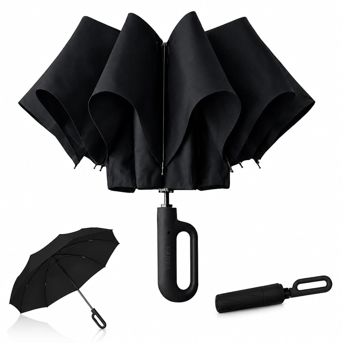 PANCA Umbrella for Rain Big Size - Windproof UV Protection Compact Folding Umbrella for Men, Women, Girls &amp; Kids | Automatic Open &amp; Close, 8 Ribs Strong Stylish Chatri for Daily Monsoon Travel
