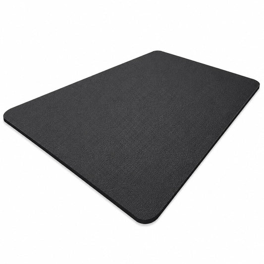 PANCA Dish Drying Mat 40 x 60 cm | Super Absorbent Anti-Slip Drying Mat for Home | Multipurpose Utensil, Dish &amp; Glass Drying Mat for Sink, Countertop, Dining Table &amp; Home Organizer (Black)