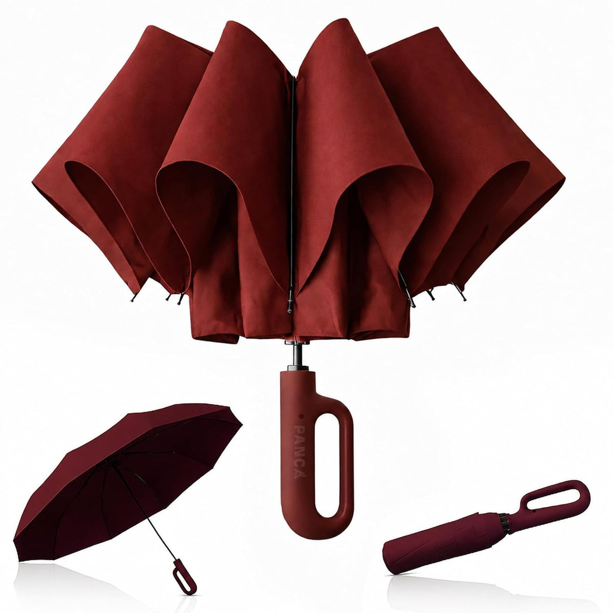 PANCA Umbrella for Rain Big Size - Windproof UV Protection Compact Folding Umbrella for Men, Women, Girls &amp; Kids | Automatic Open &amp; Close, 8 Ribs Strong Stylish Chatri for Daily Monsoon Travel