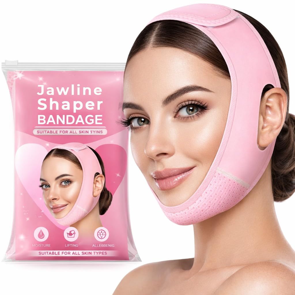 PANCA Jawline Shaper Double Chin Lift Mask for Women &amp; Men | Face Lifting Mask &amp; Shaper Belt | Silicone Belt for Double Chin Reducer, Tightening | V Line Slimming Strap