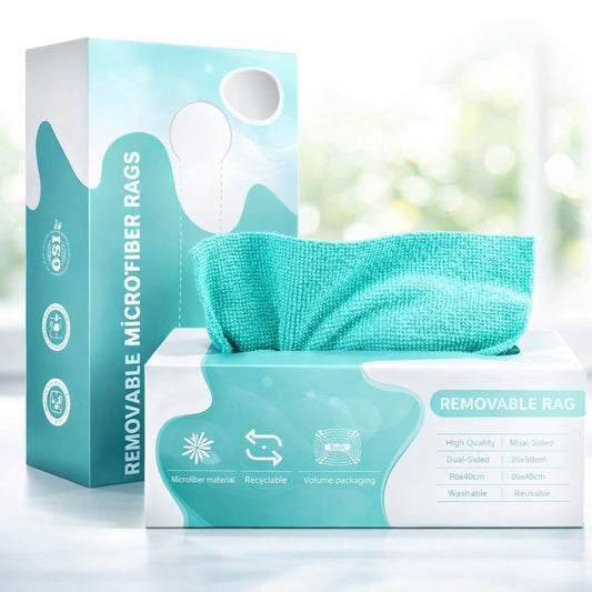 PANCA Reusable Magic Cleaning Cloth Pack of 20 | Washable Multi-Use Microfiber Wipes for Kitchen, Household, Car &amp; Office | Thick Absorbent Fast-Drying Towels &amp; Streak-Free Shine (Blue)