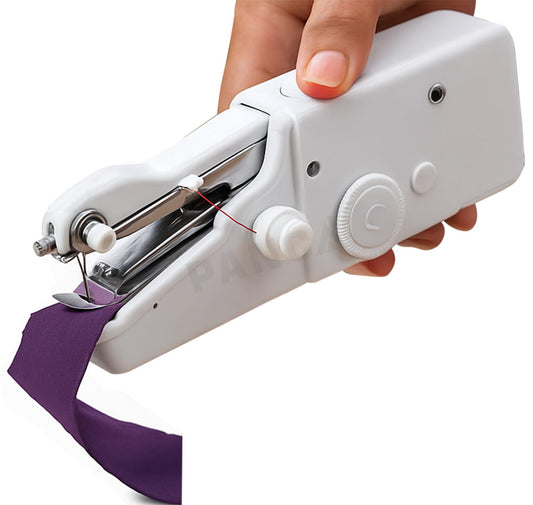PANCA Handy Stitch Mini Hand Sewing Machine | Portable Stapler-Style Silai Machine for Quick Repairs, Home Tailoring &amp; Emergency Stitching | Lightweight Handheld Sewing Tool (Handy Stitch)