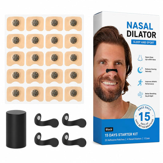 PANCA Magnetic Nose Clip for Better Airflow &amp; Snoring Support | Reusable Nasal Dilator for Men &amp; Women | Comfortable Soft Silicone Sleep Support Clip for Night Use