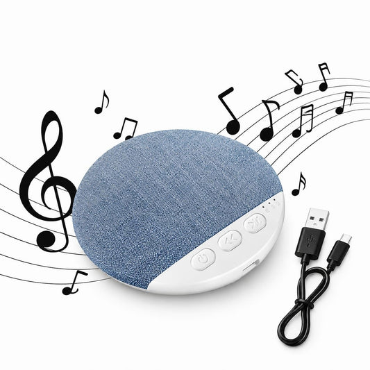 PANCA Bluetooth Pillow Speaker for Sleeping, Wireless Under Pillow Sleep Speaker with White Noise, Portable Mini Stereo Music Speaker for Side Sleepers, Bedside Travel Sleep Aid (Blue)